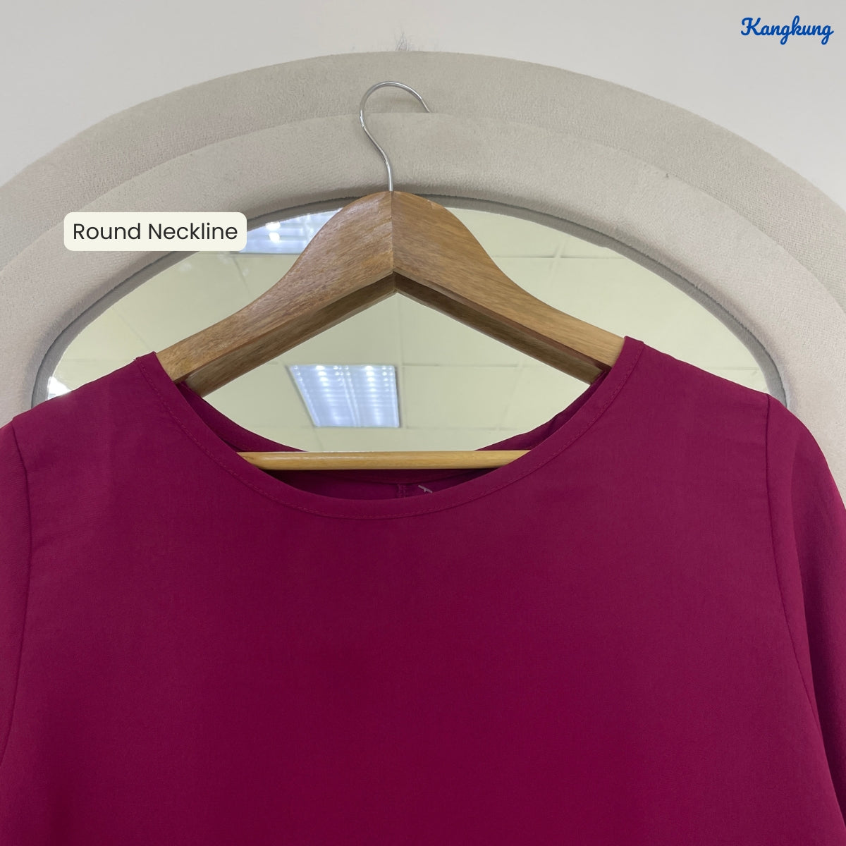 KANGKUNG MANDY RUFFLE BELL SLEEVE LONG TOP - Q025