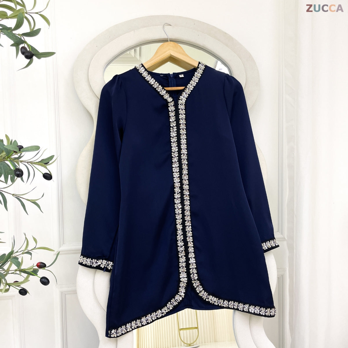 [JOM RAYA 2026] ZUCCA SALEHA KURUNG MODERN WITH BEAD DETAILS - R014