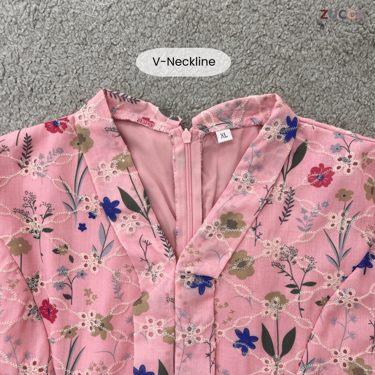 [JOM RAYA 2026] ZUCCA AIYANA KURUNG FLORAL EMBROIDERED - R015