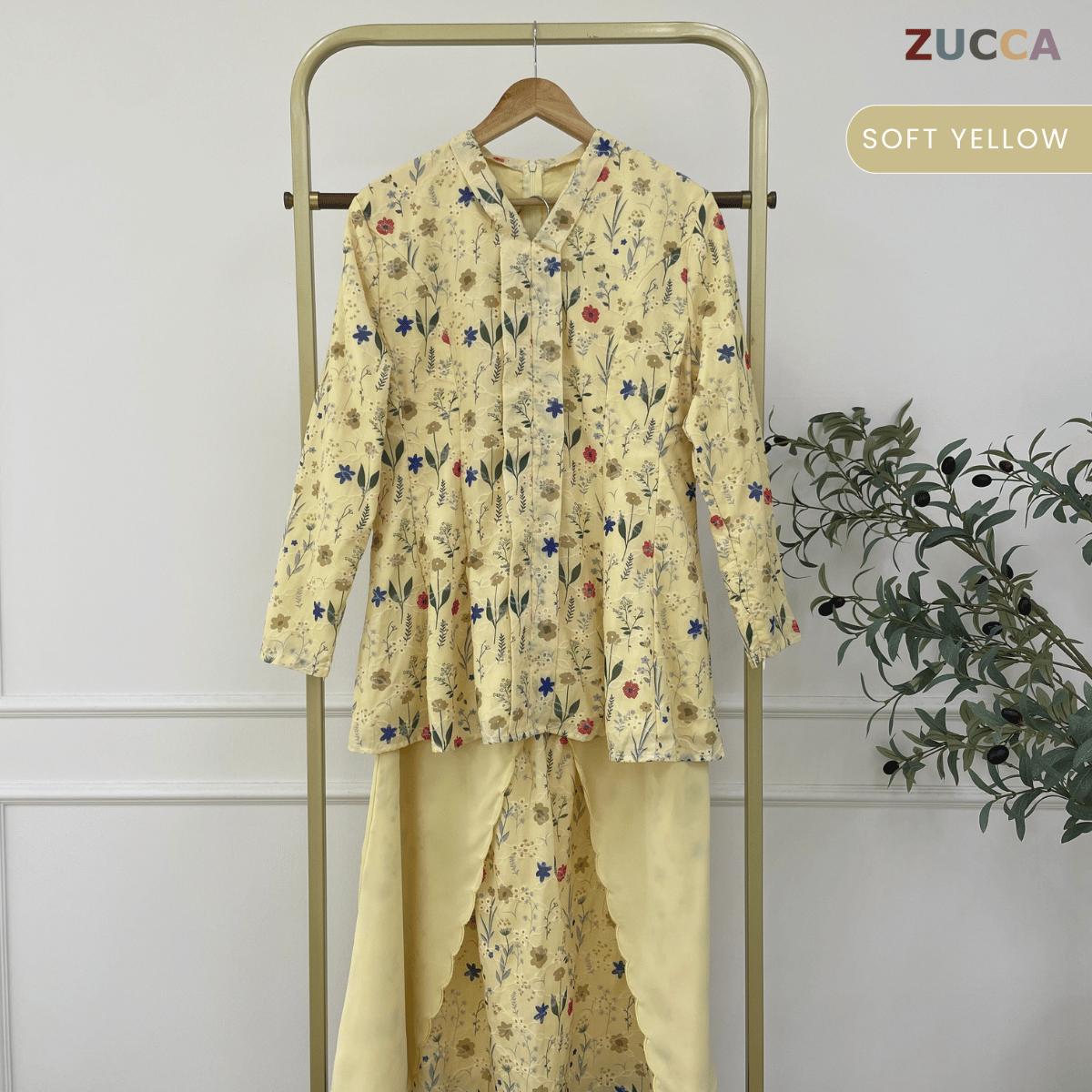 [JOM RAYA 2026] ZUCCA AIYANA KURUNG FLORAL EMBROIDERED - R015
