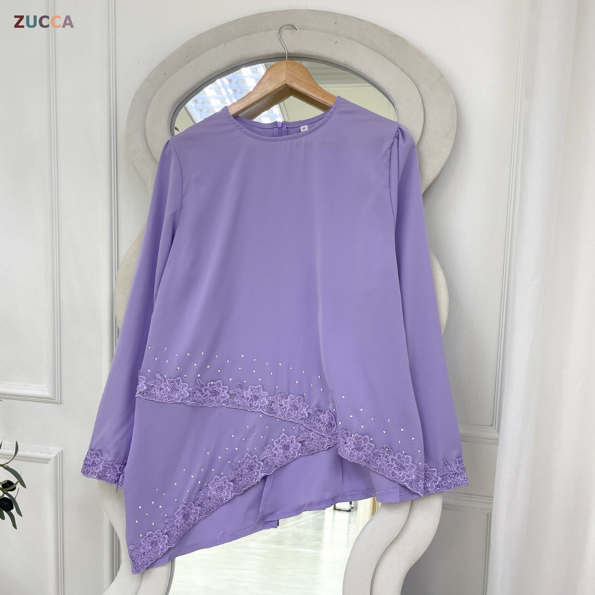 [JOM RAYA 2026] ZUCCA AZIZAH MODERN KURUNG WITH BEAD DETAILS - R016