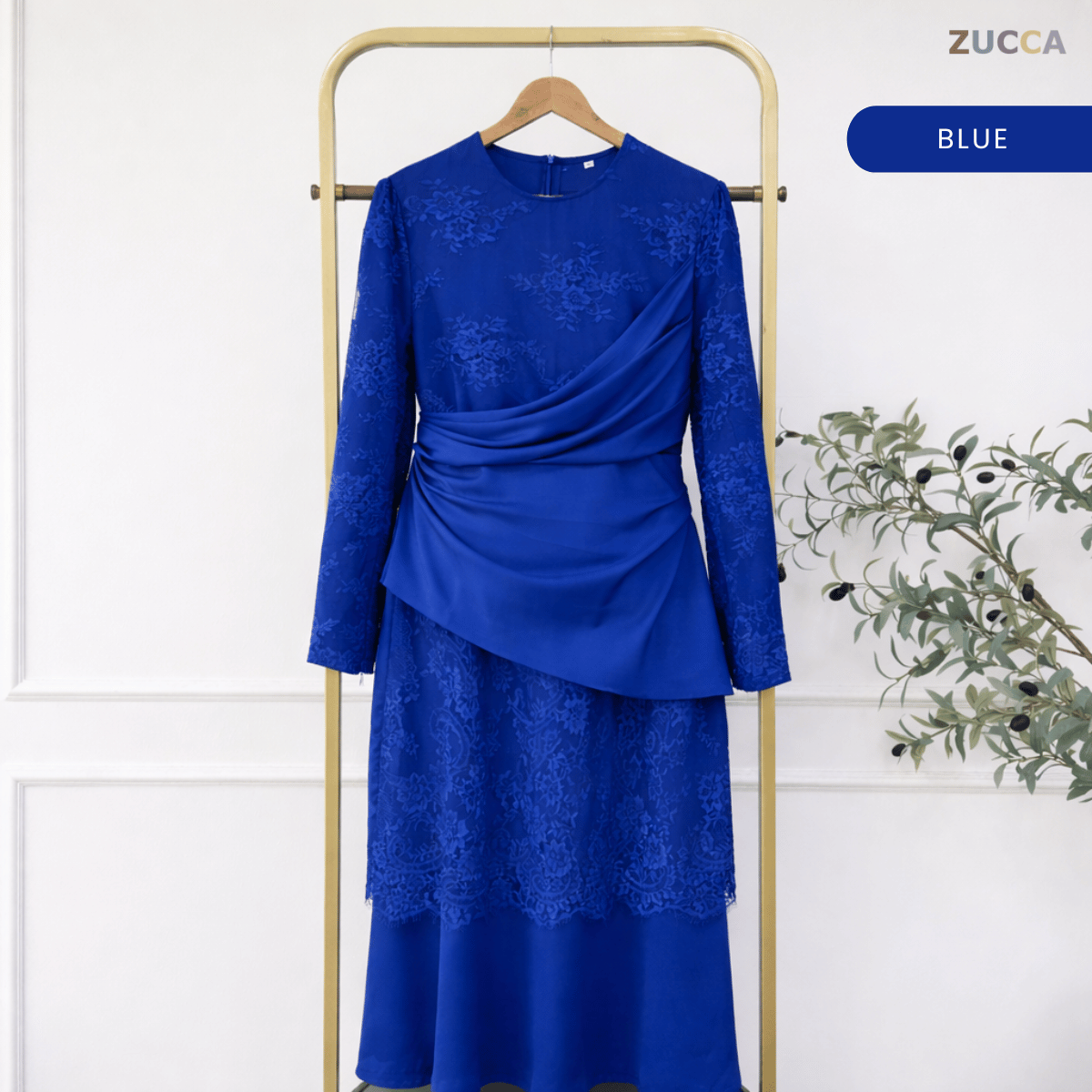 [JOM RAYA 2026] ZUCCA AMANI ELEGANT FLORAL LACE MODERN KURUNG-R017