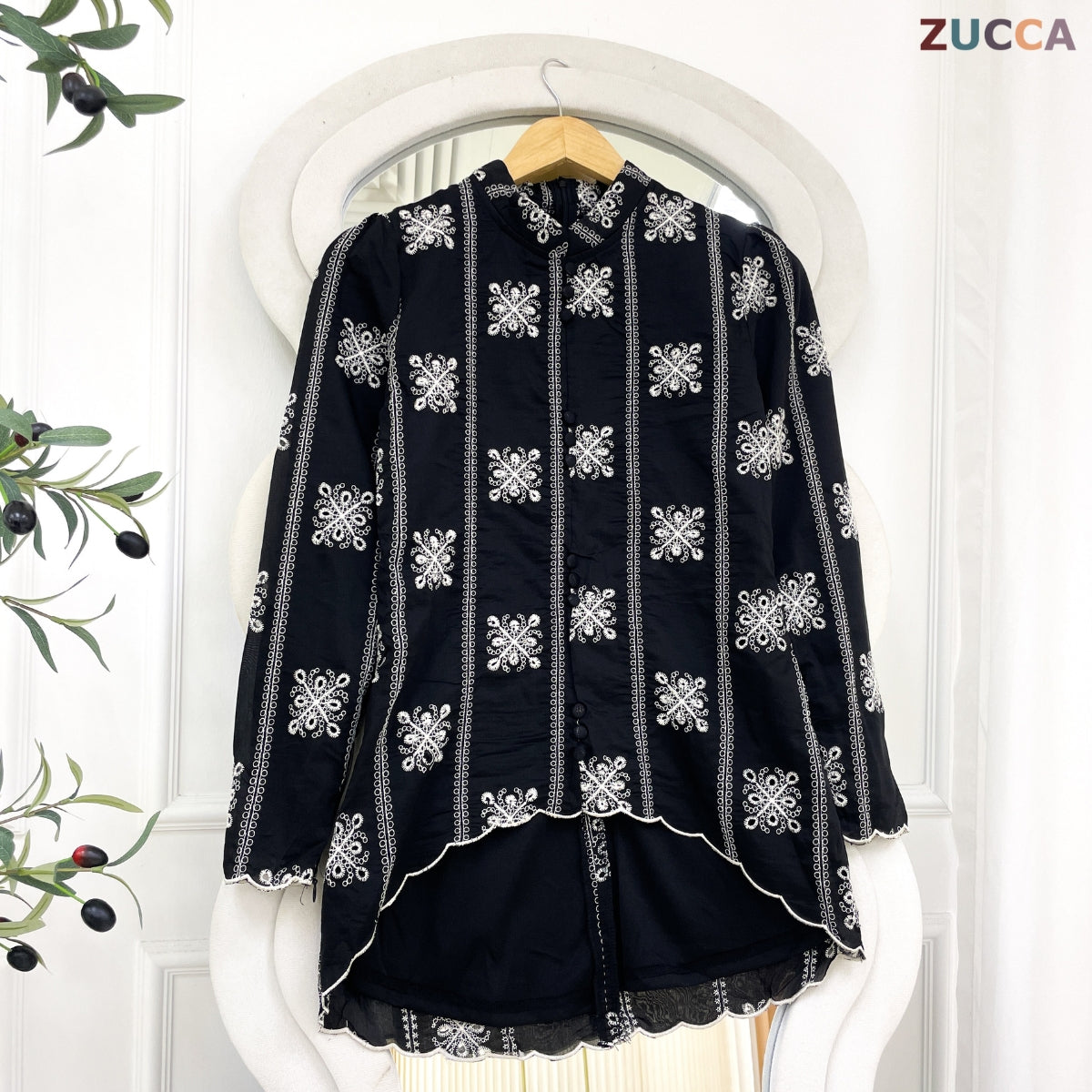 [JOM RAYA 2026] ZUCCA IZZAH KURUNG MODERN WITH LINING AND EMBROIDERED - R019