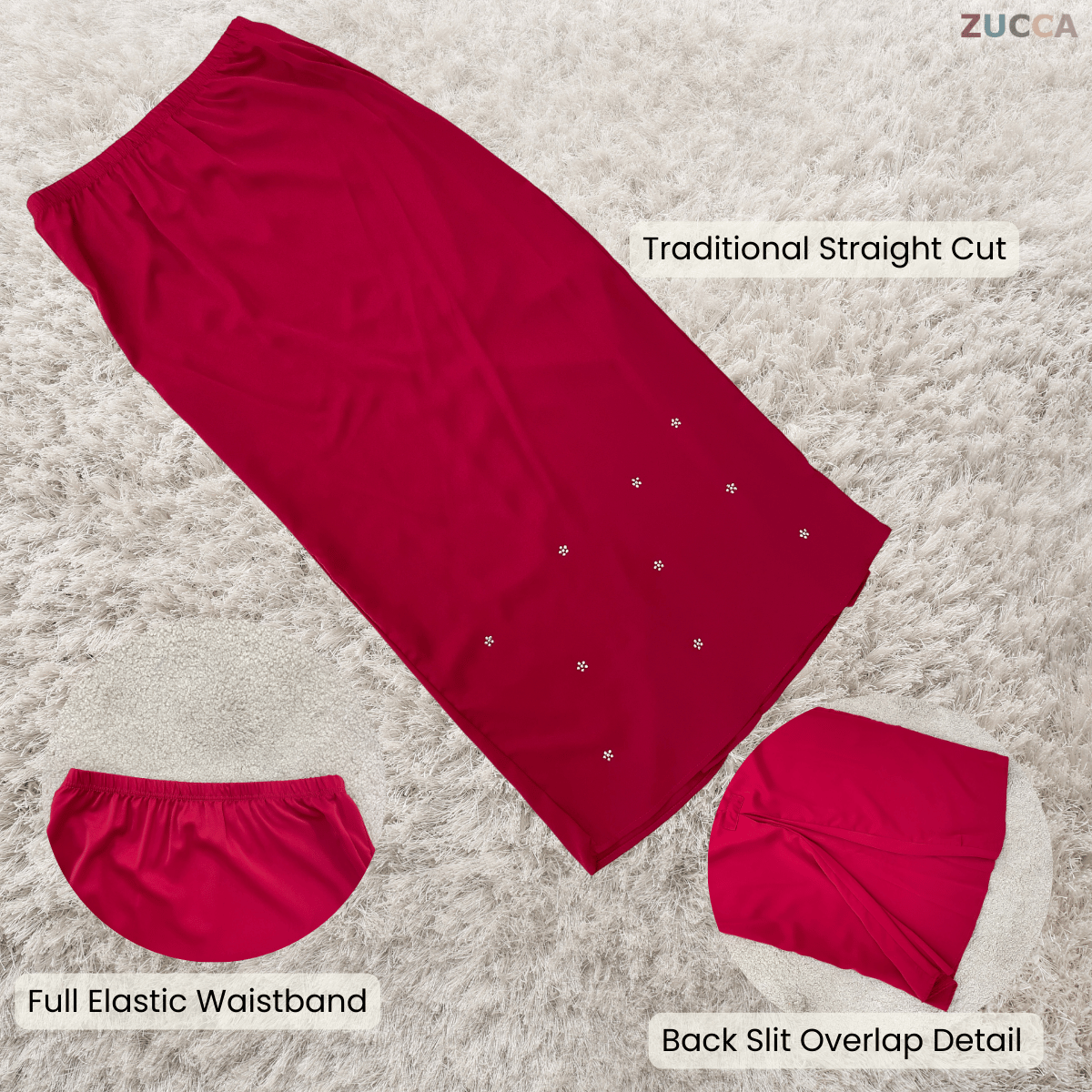 [JOM RAYA 2026] ZUCCA CIARA MINIMAL RIBBON EMBELLISHED KURUNG SET-R022