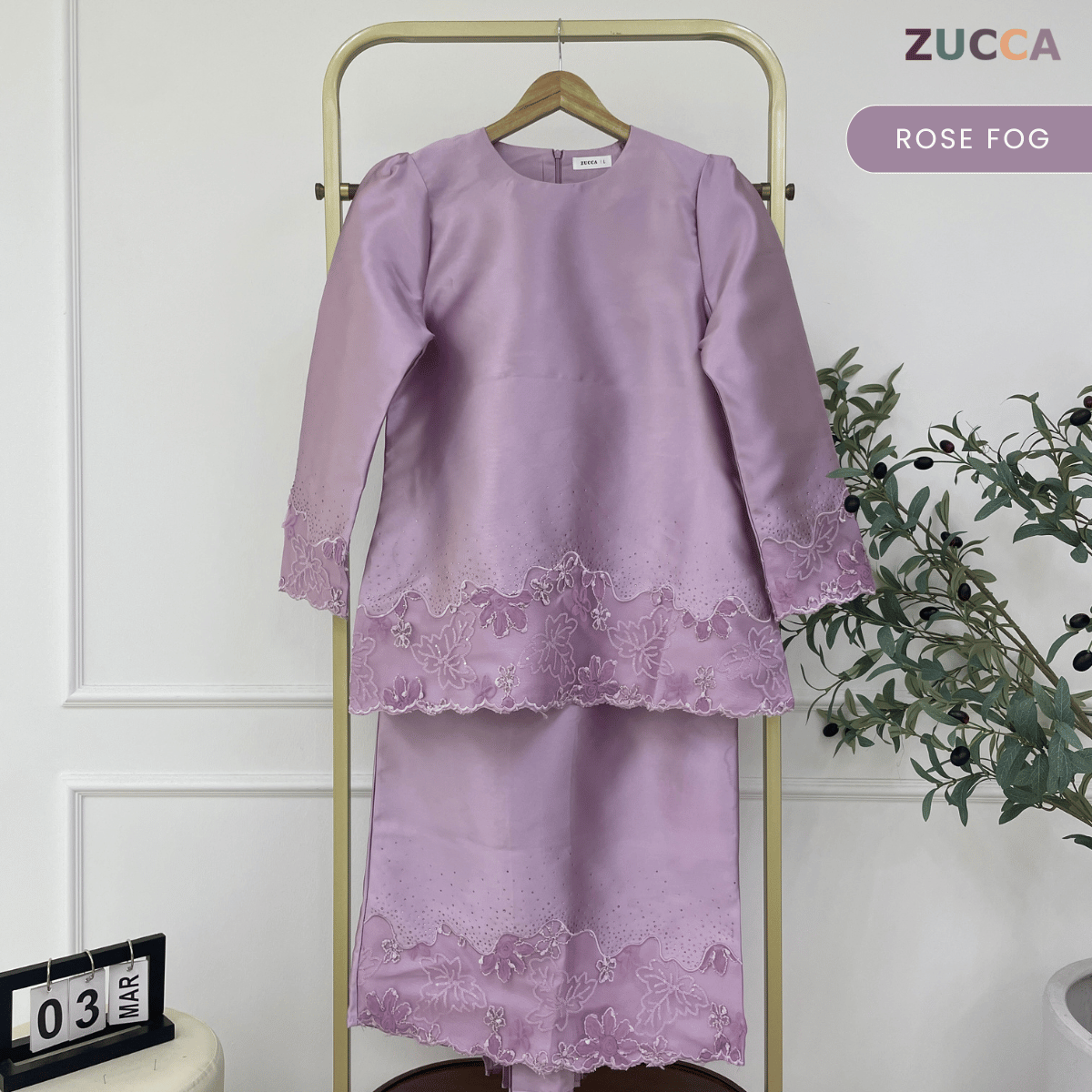 [JOM RAYA 2026] ZUCCA RAYHANA CLASSIC LUXE MODEST RAYA KURUNG SET - DMRAYA010