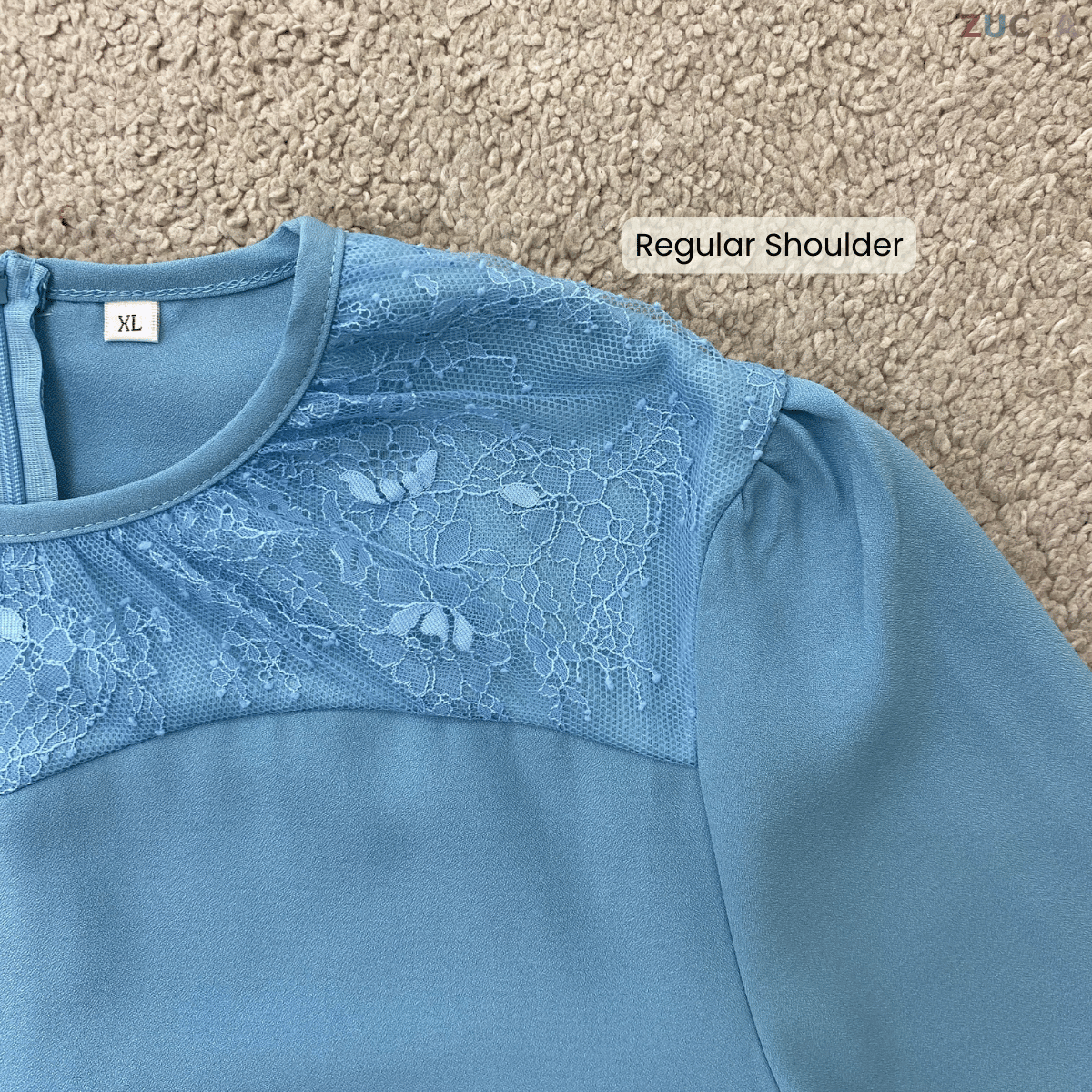 [JOM RAYA 2026] ZUCCA ELIZA PEARL LACE SCALLOP  KURUNG SET - R023