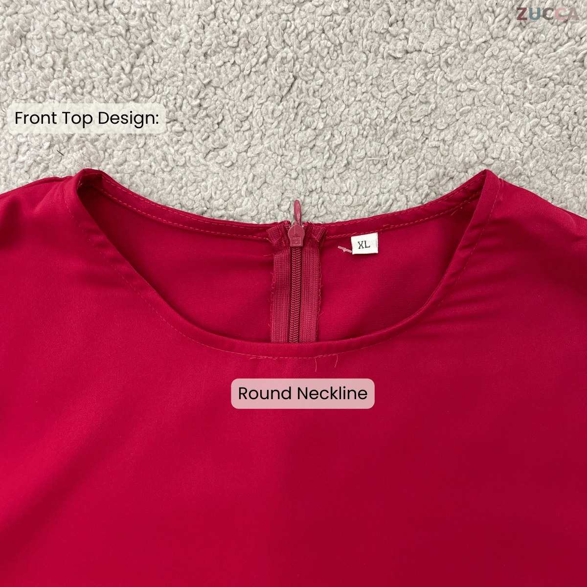 [JOM RAYA 2026] ZUCCA HAMANI KURUNG PREMIUM CREPE LACE  EMBELLISHMENT TRIM - R025