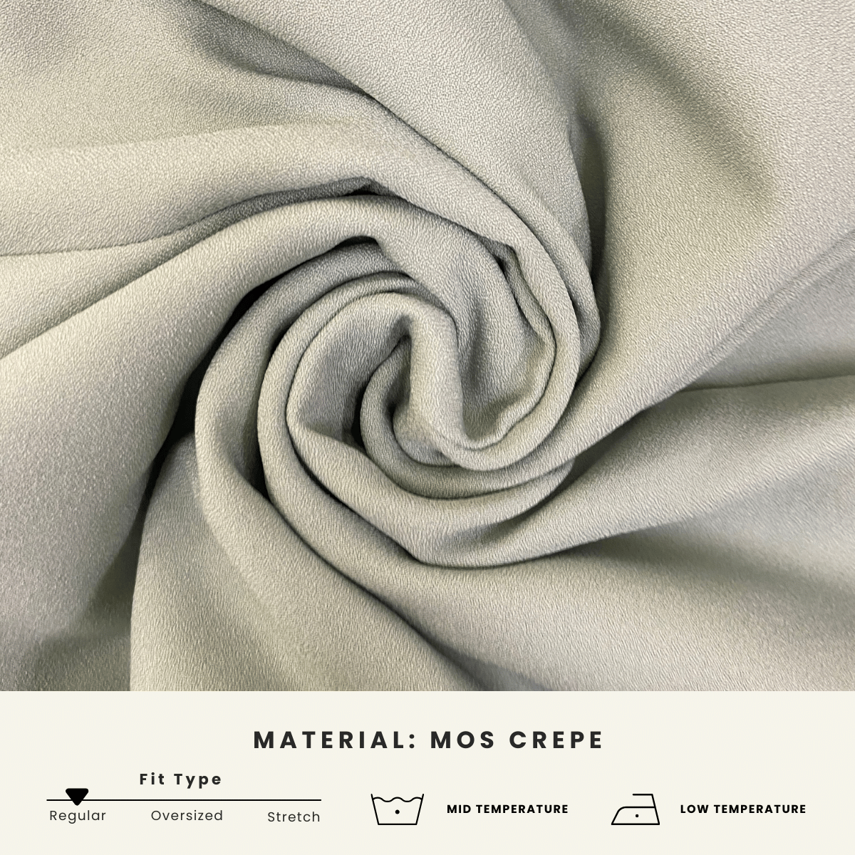 [JOM RAYA 2026] HAZWANI KURUNG FLORAL VINE EMBROIDERY MOS CREPE - R026