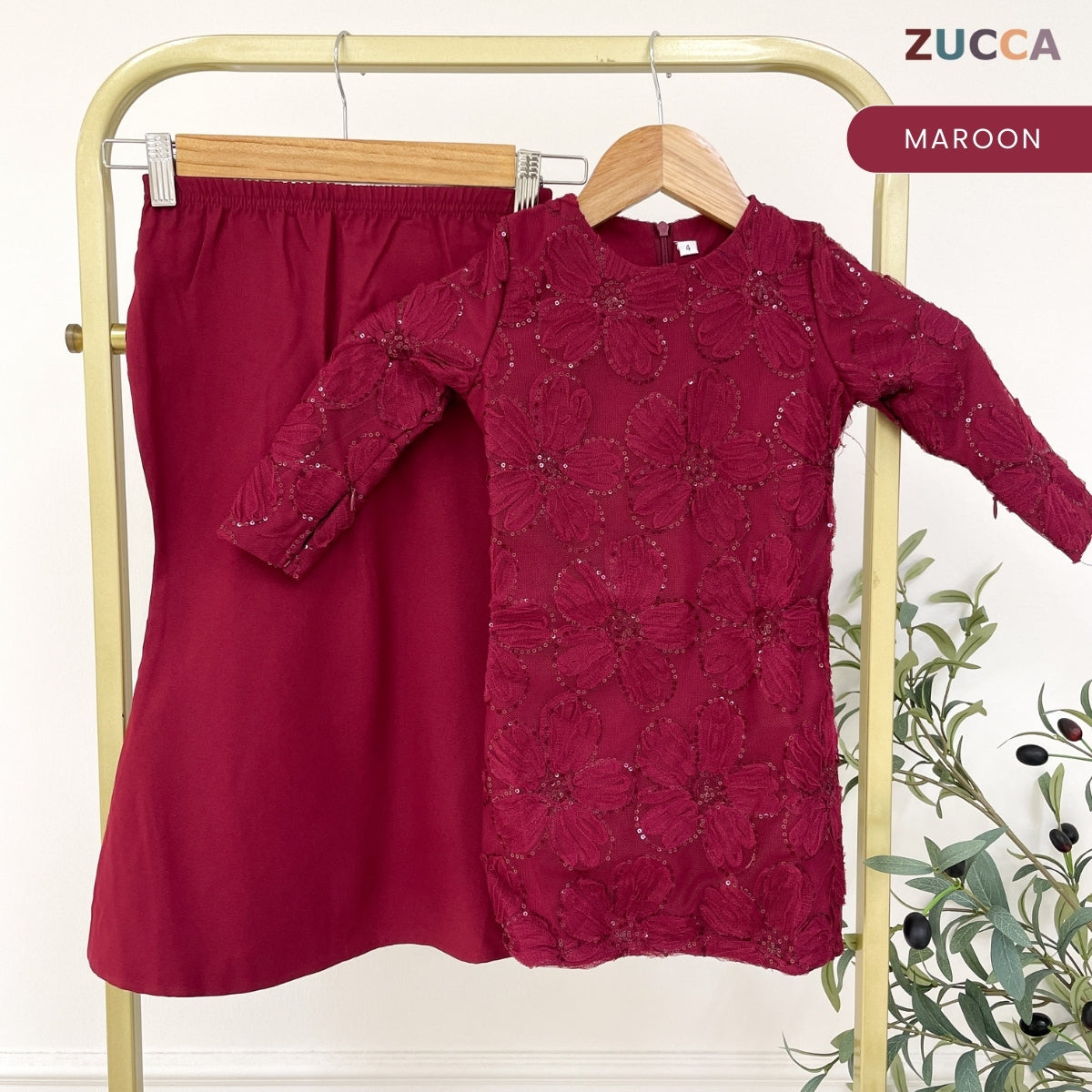 [JOM RAYA 2026] ZUCCA KAYSA LUXE LACE SEQUIN MERMAID KURUNG KIDS - R027A