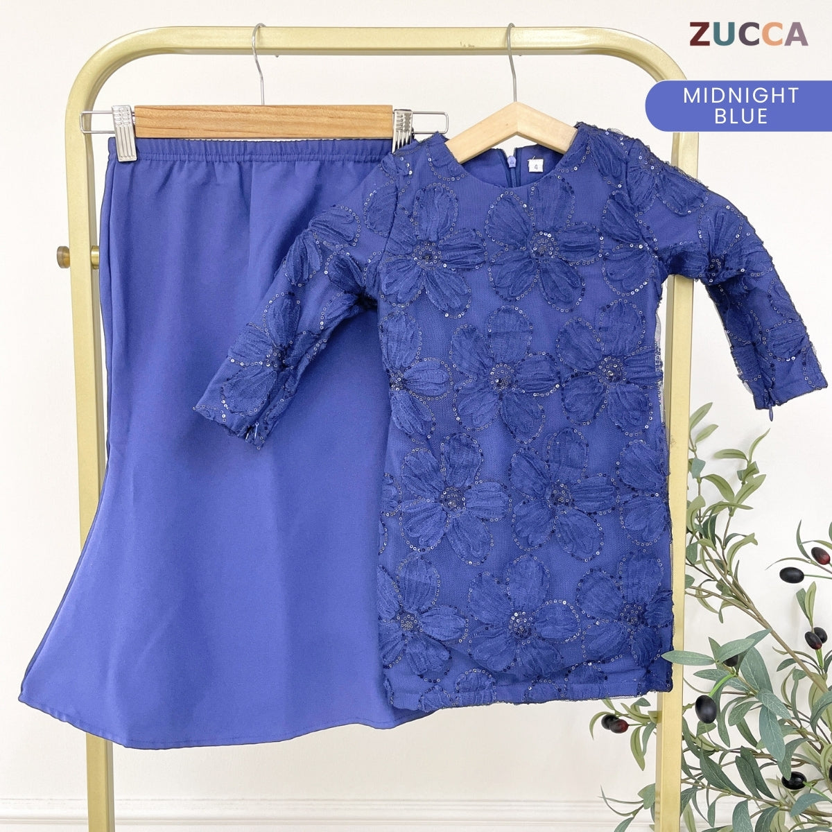 [JOM RAYA 2026] ZUCCA KAYSA LUXE LACE SEQUIN MERMAID KURUNG KIDS - R027A