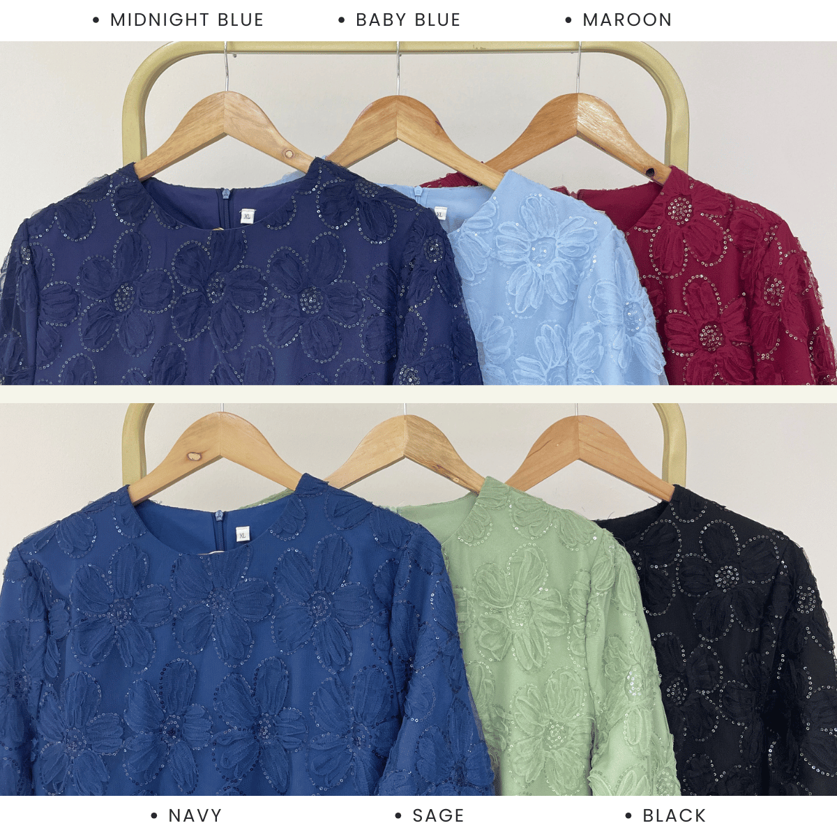 [JOM RAYA 2026] ZUCCA KAYSA LUXE LACE SEQUINS MERMAID KURUNG SET-R027
