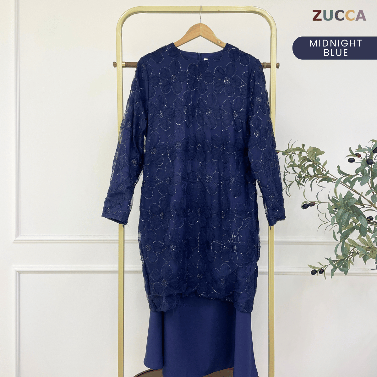 [JOM RAYA 2026] ZUCCA KAYSA LUXE LACE SEQUINS MERMAID KURUNG SET-R027