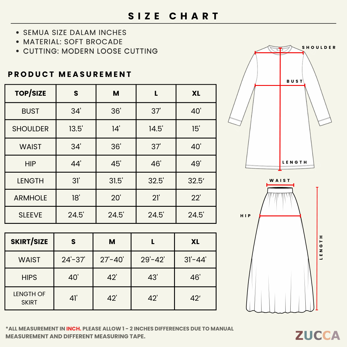[JOM RAYA 2026] ZUCCA HAILA FLORAL OMBRE BROCADE MODERN KURUNG SET - R028