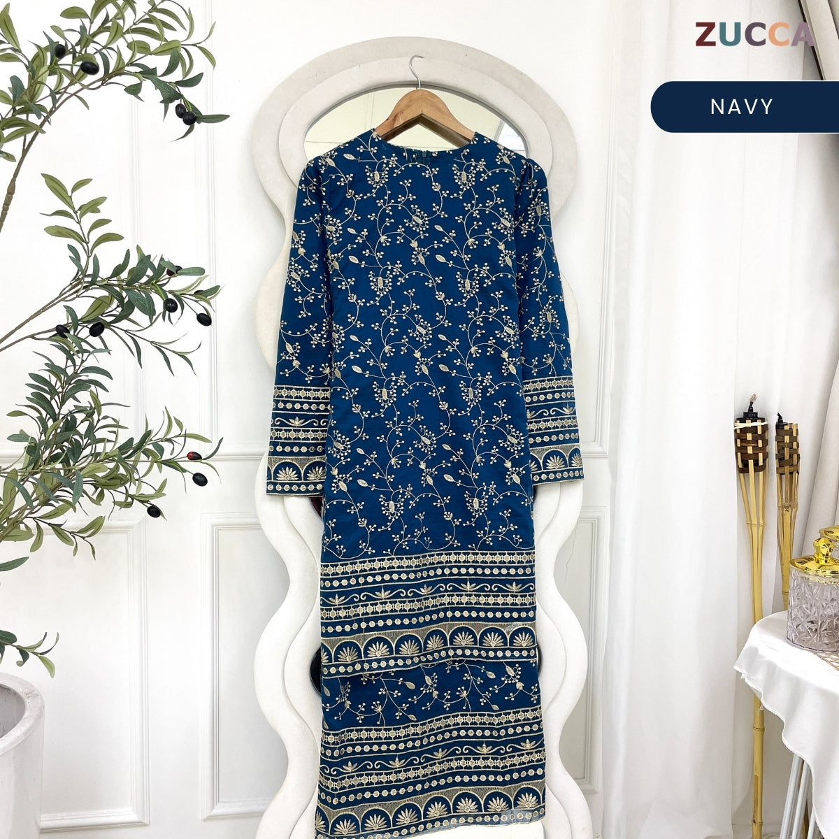 [JOM RAYA 2026] ZUCCA MARWA MODERN KURUNG FULL EMBROIDERED - R029