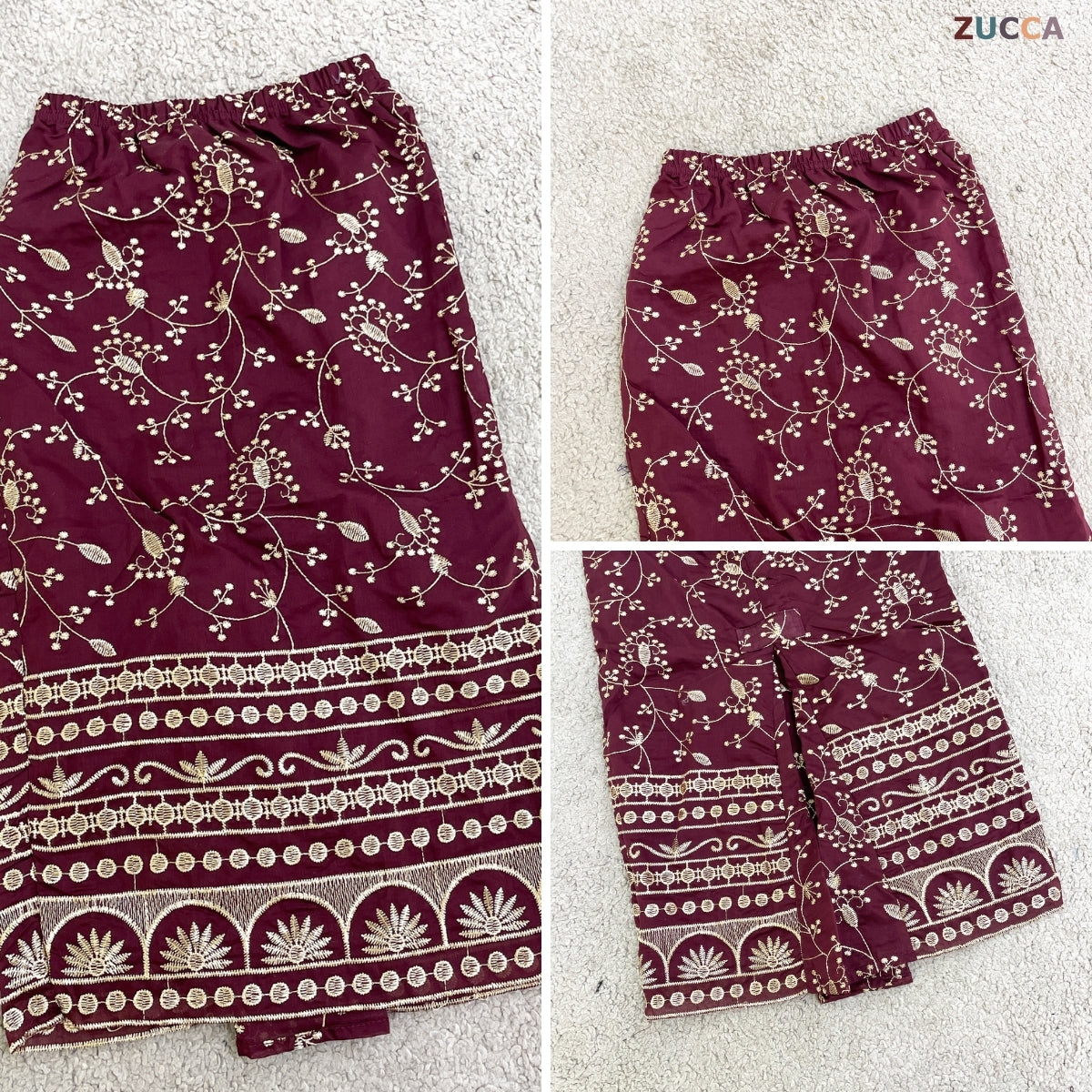 [JOM RAYA 2026] ZUCCA MARWA KIDS MODERN KURUNG FULL EMBROIDERED - R029A