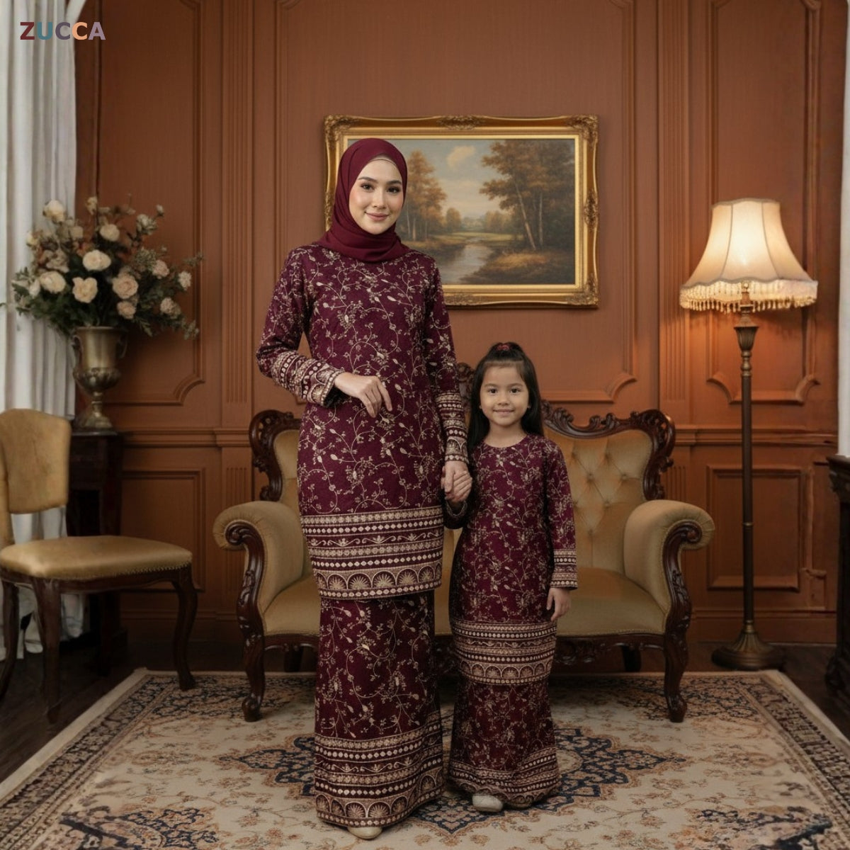 [JOM RAYA 2026] ZUCCA MARWA MODERN KURUNG FULL EMBROIDERED - R029