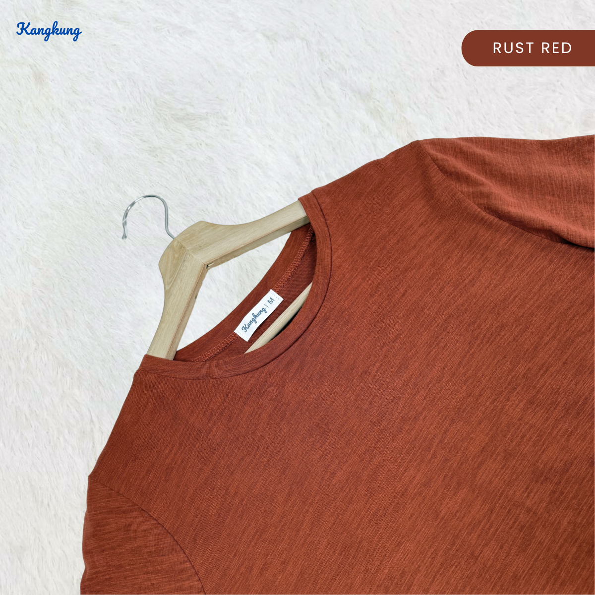 KANGKUNG AUDRA KEMEJA KAPAS ASAS LENGAN PANJANG - KK116