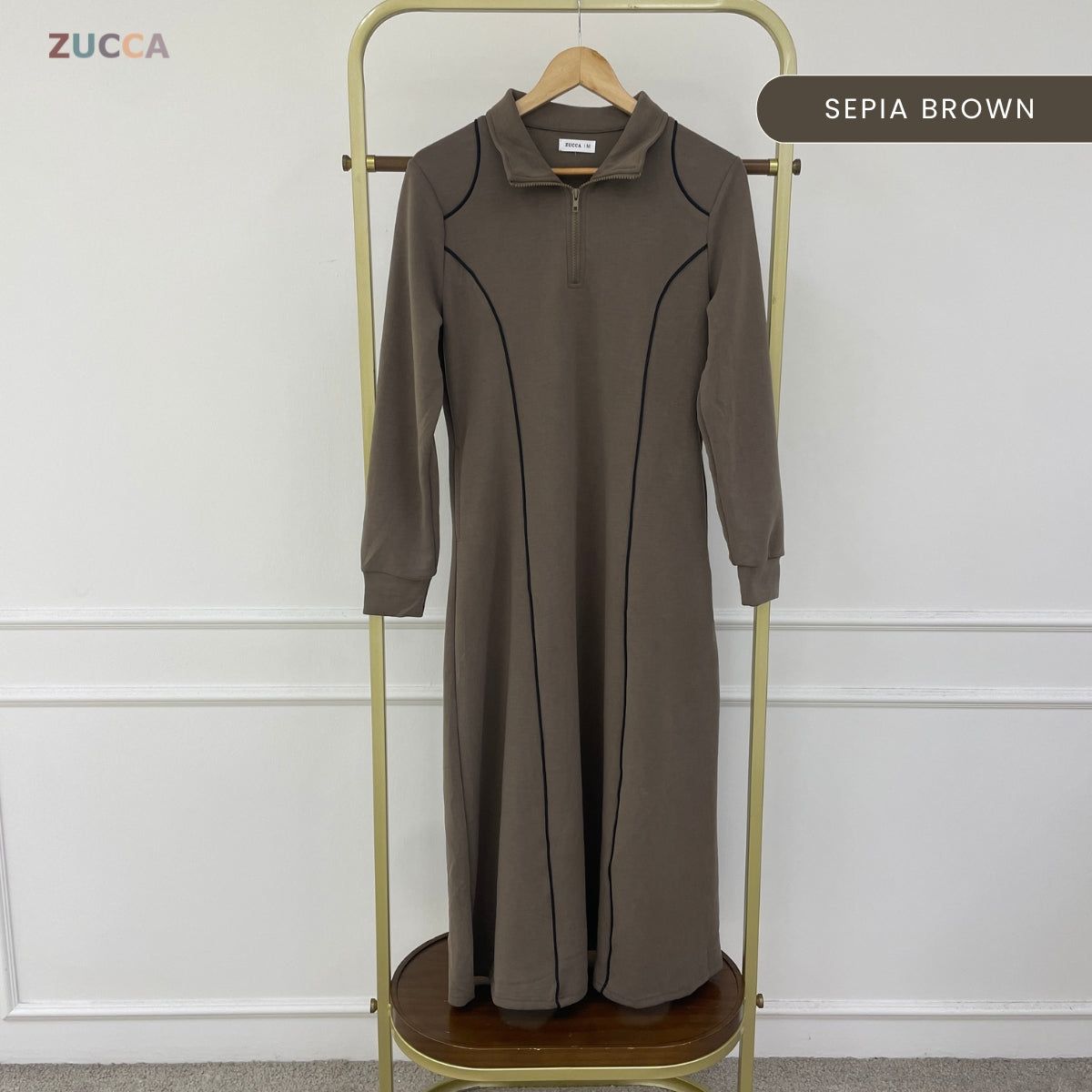 ZUCCA CINDY SPORTY CONTOUR MODEST  DRESS – MA178