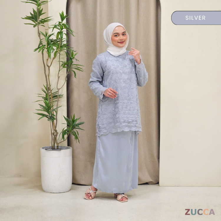 Izwani Classic Lace Elegant Baju Kurung - PSRAYA002