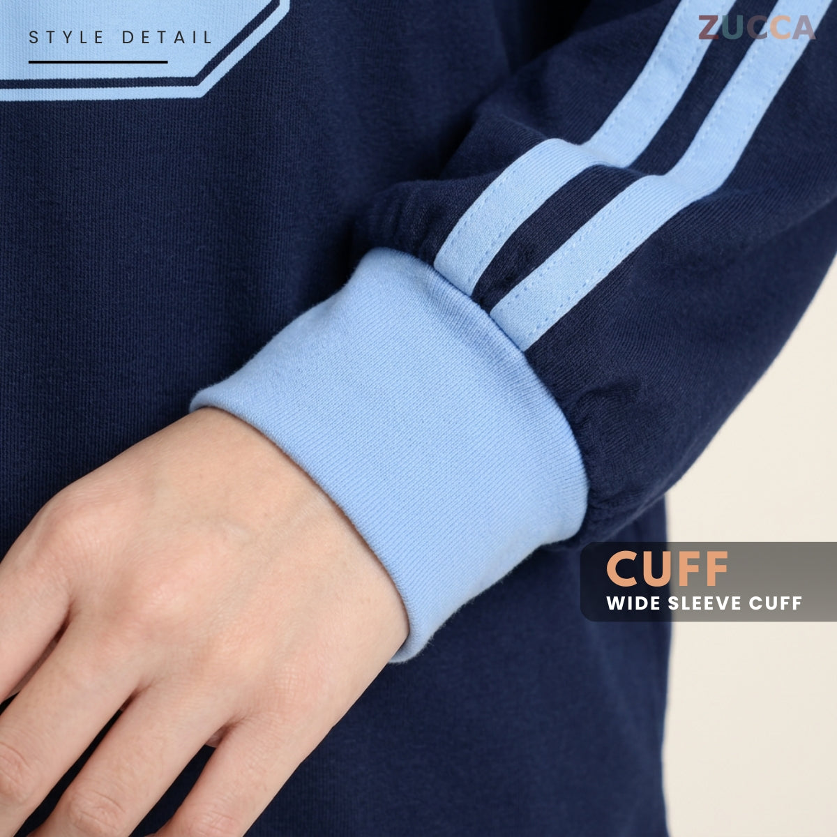 ZUCCA MAVEERA ACTIVE VARSITY LONG SLEEVE MODEST WEAR-MS010