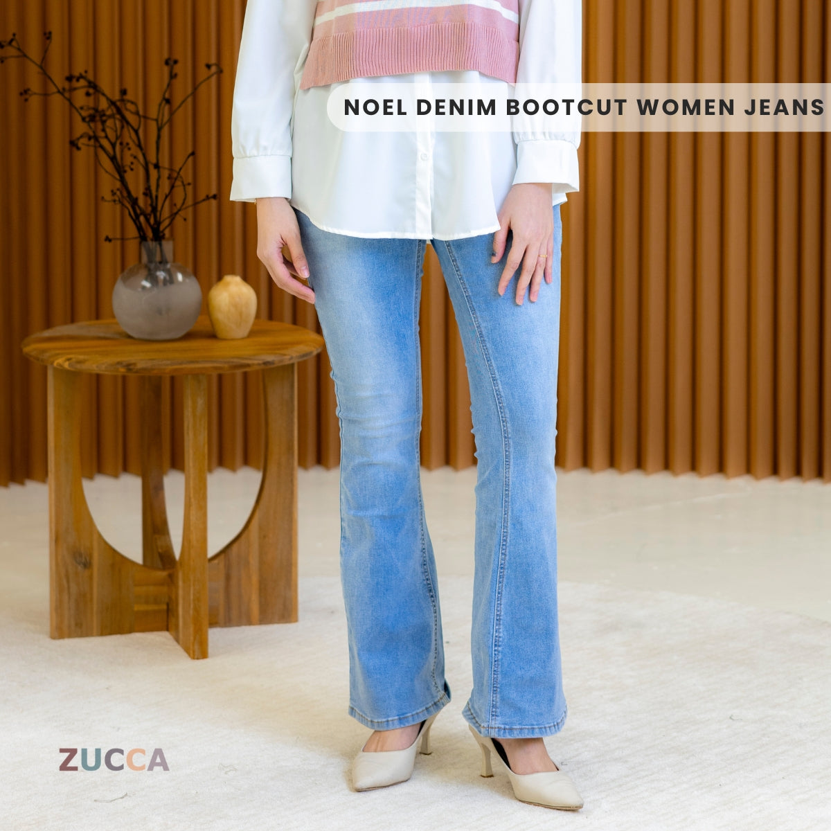 ZUCCA NOEL DENIM BOOTCUT WOMEN JEANS - SU003 PANTS