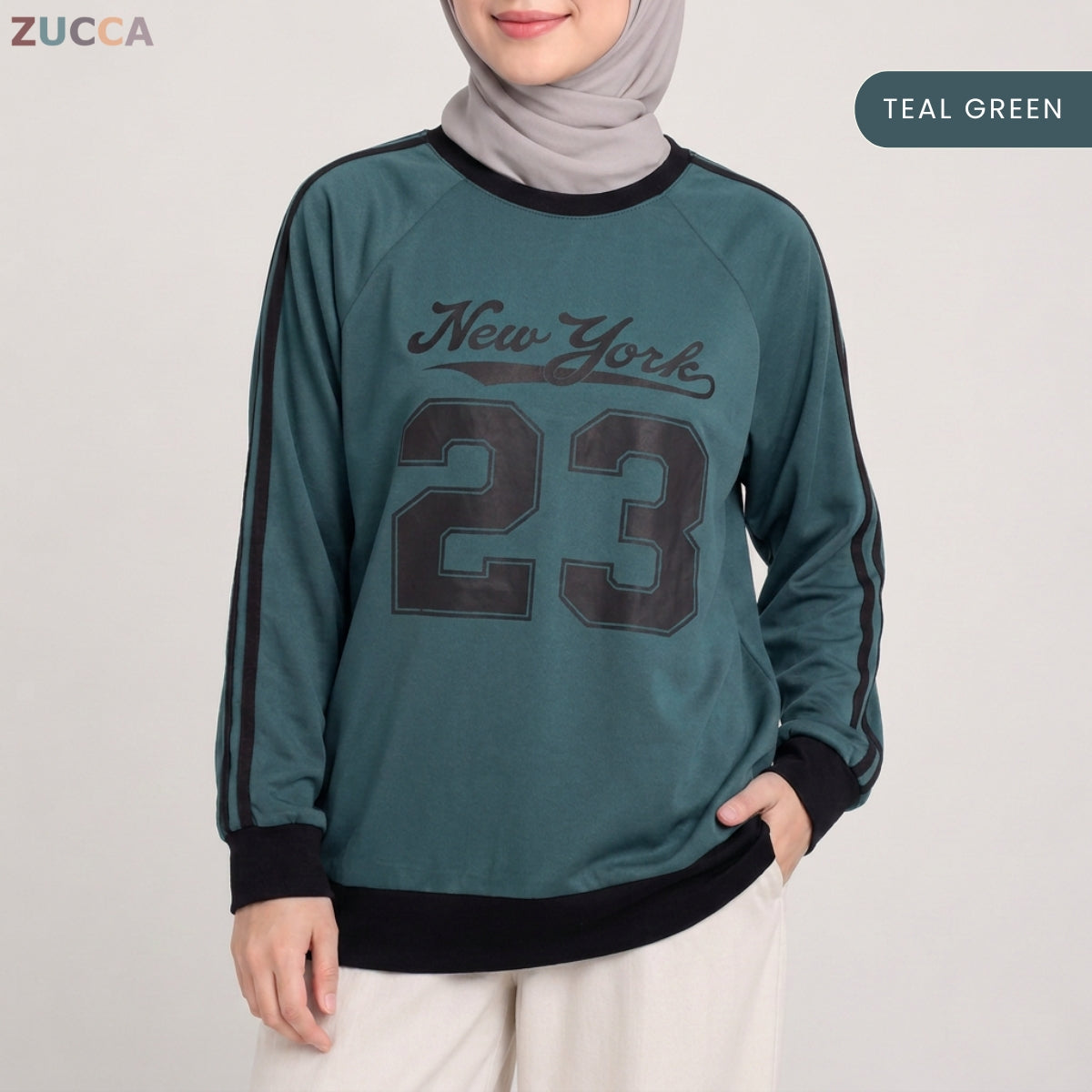 ZUCCA MAVEERA ACTIVE VARSITY LONG SLEEVE MODEST WEAR-MS010
