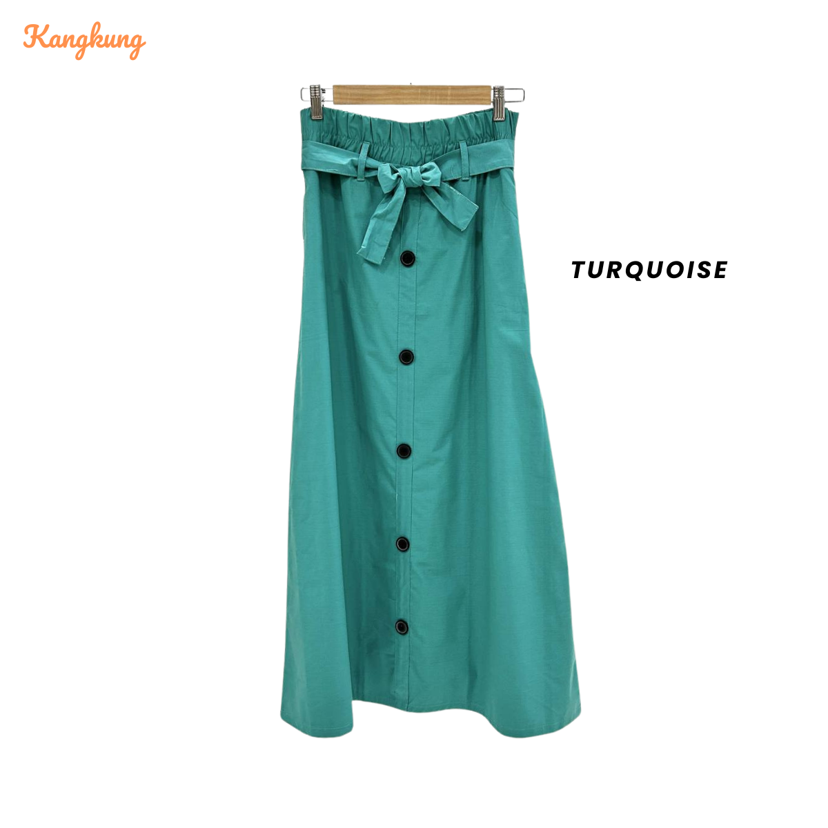 KANGKUNG SKIRT KAPAS BERBUTANG UNTUK WANITA - KK006