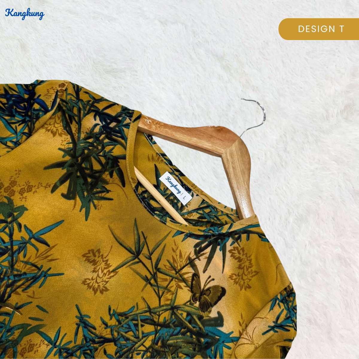 KANGKUNG MELATI BLOUSE WANITA CORAK CAMPUR - KK101