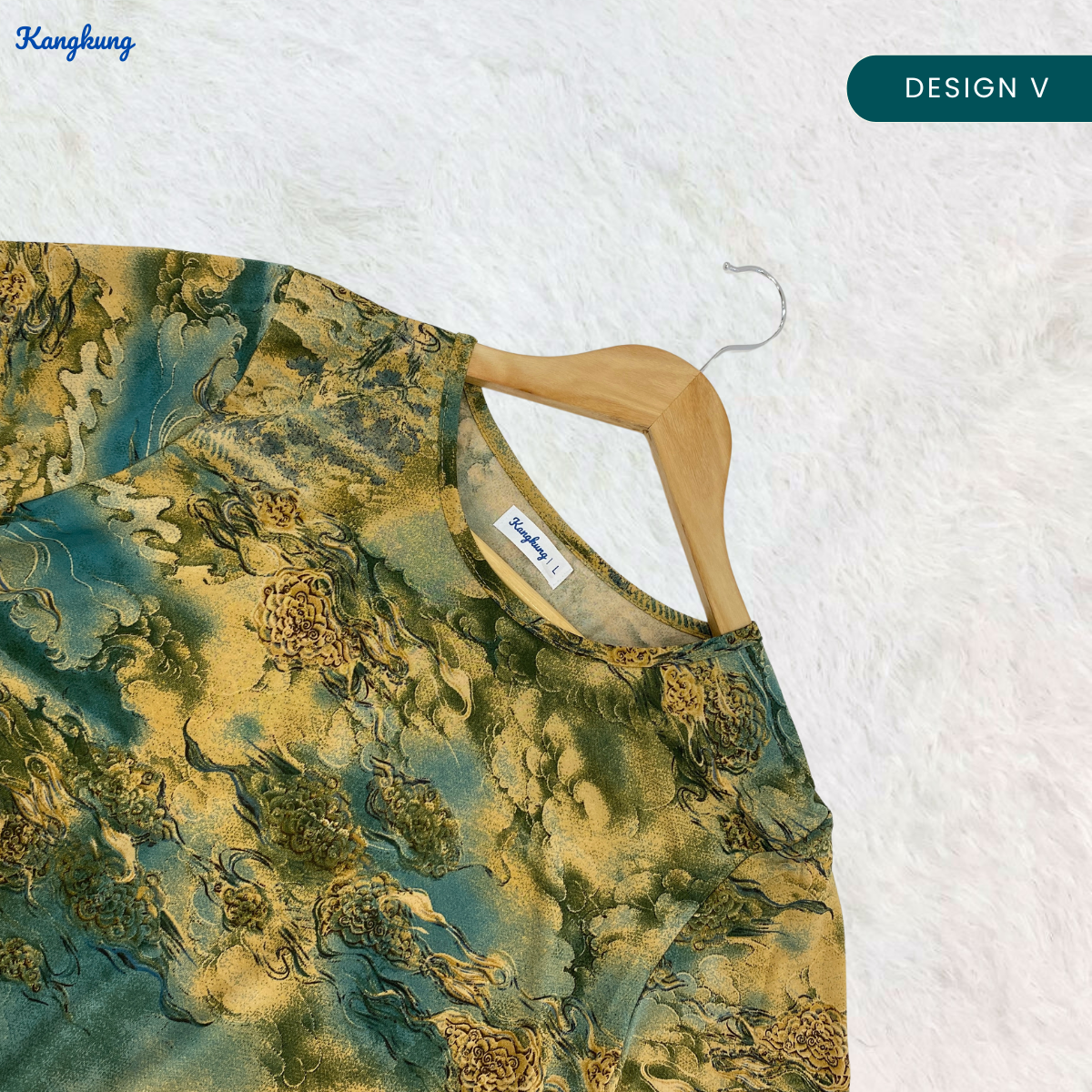 KANGKUNG MELATI BLOUSE WANITA CORAK CAMPUR - KK101