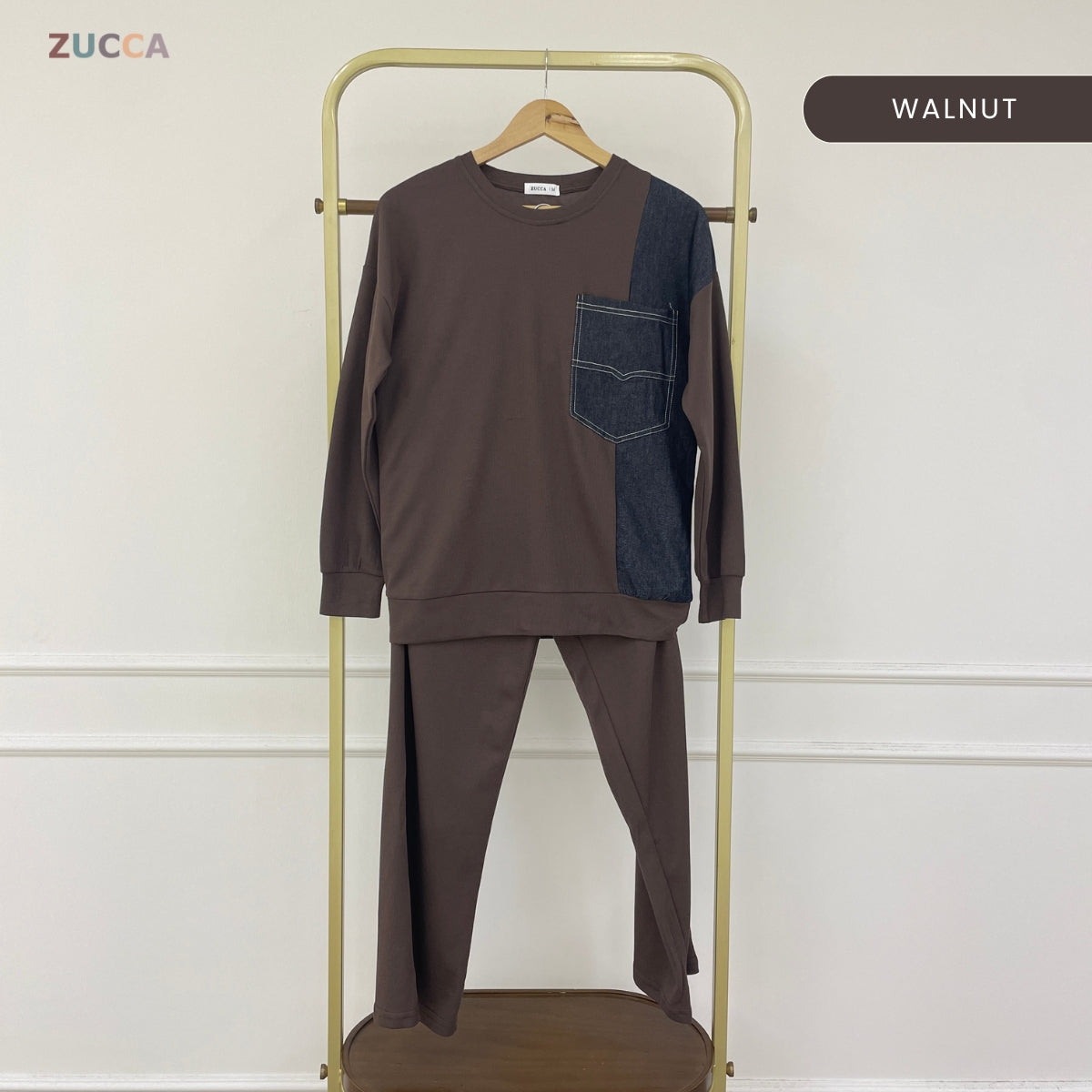 ZUCCA NARISSA TRENDY DAILY COLOURBLOCK MODEST SET - MA165