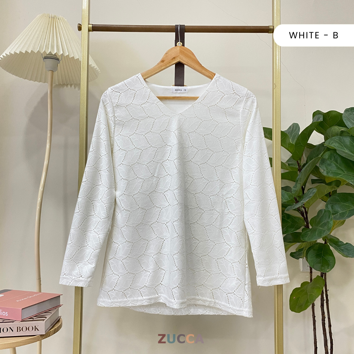 ZUCCA NELSIE PREMIUM LACE WOMEN BLOUSE - MA017