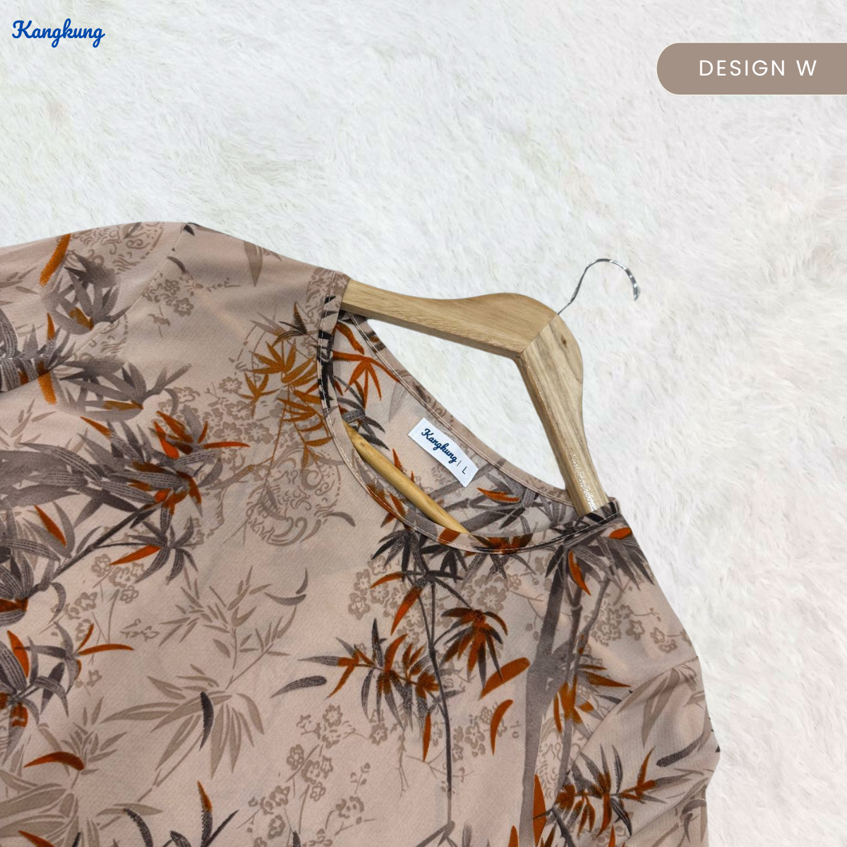 KANGKUNG MELATI BLOUSE WANITA CORAK CAMPUR - KK101