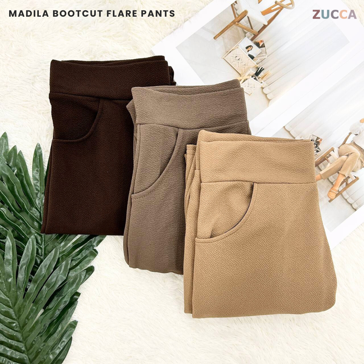 Madila Bootcut Flare Pants Y083