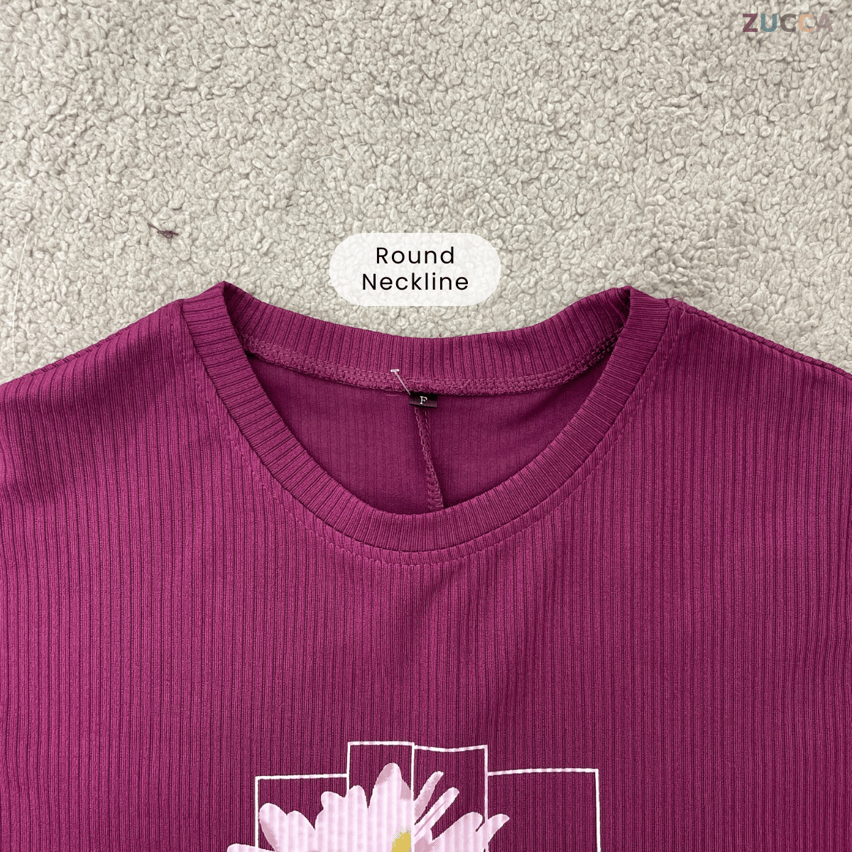 ZUCCA LINDA DAISY BLOOM BLOUSE - ZW006 (BK2012-A1)