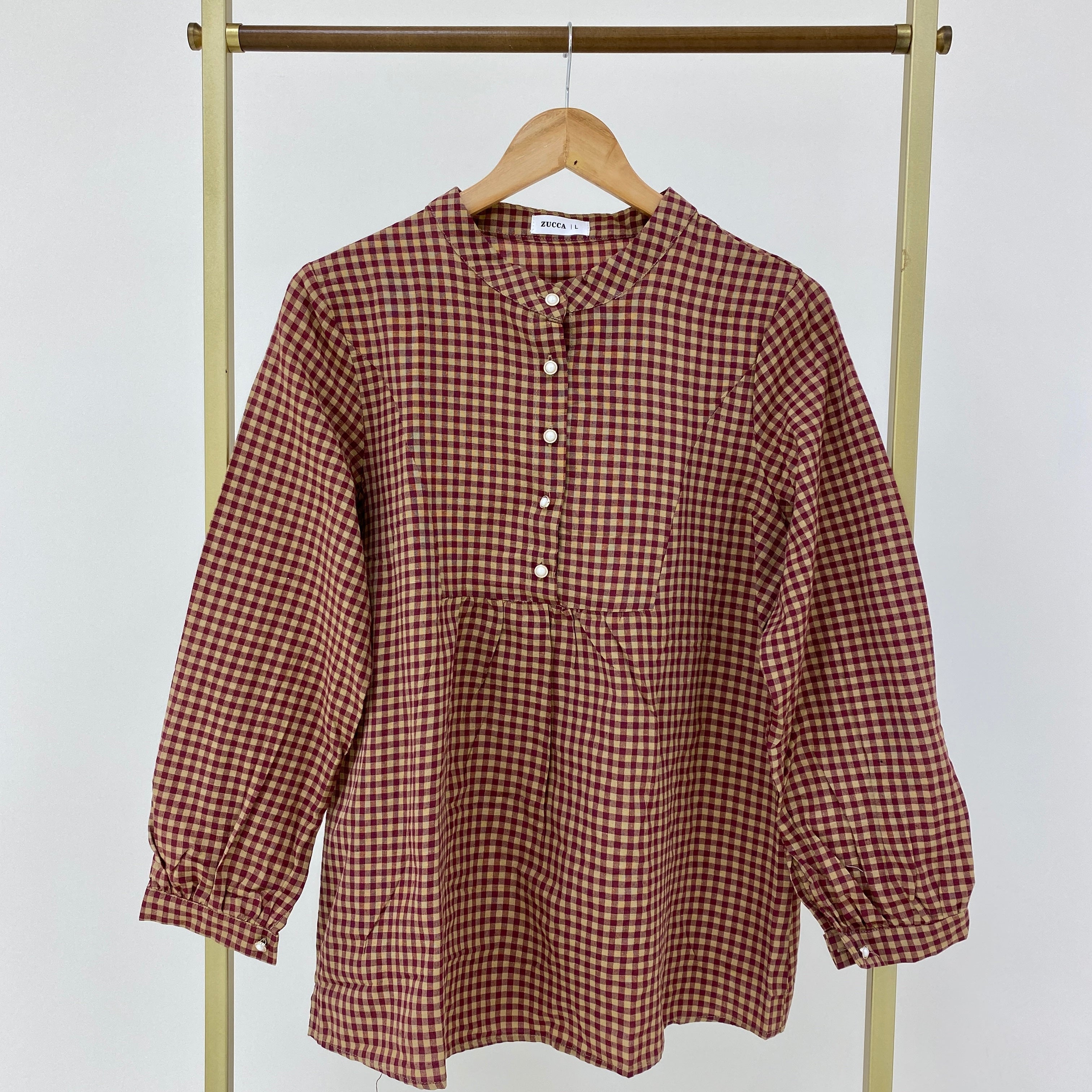 ZUCCA SUZANA HALF BUTTON WOMEN BLOUSE - DM185