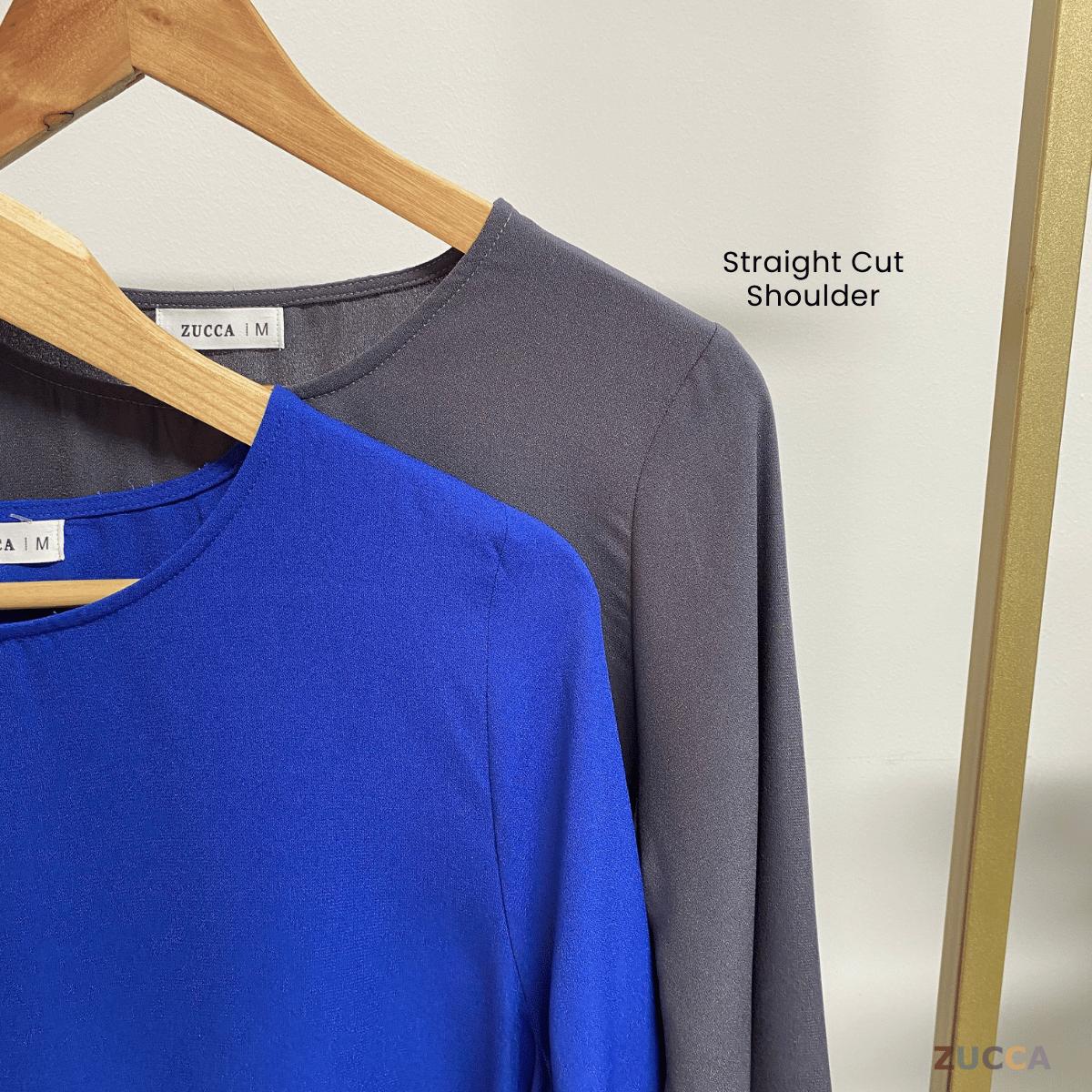 ZUCCA ARIANNA EMBROIDERY ROUND NECK BLOUSE-MA091 Tops