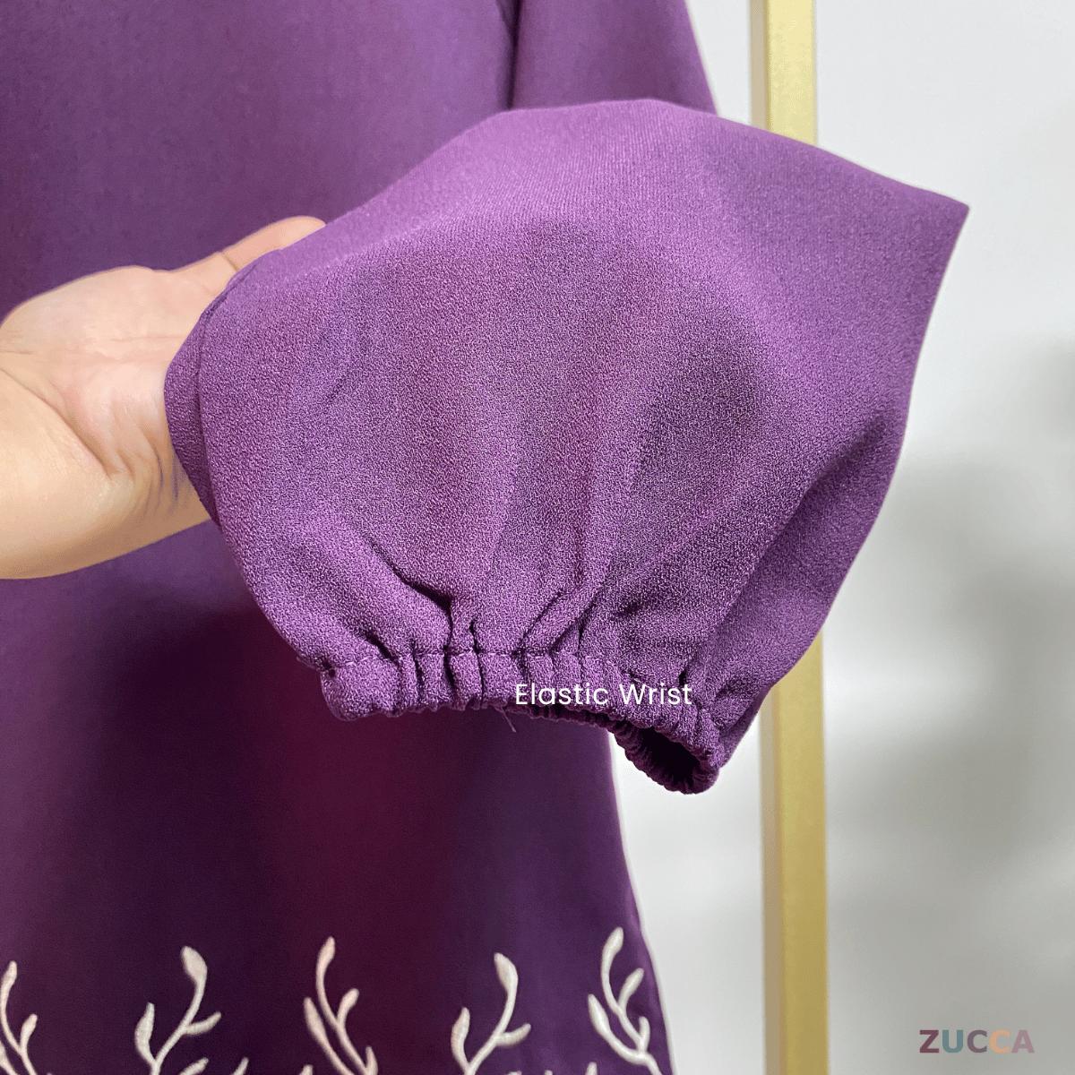 ZUCCA ARIANNA EMBROIDERY ROUND NECK BLOUSE-MA091 Tops